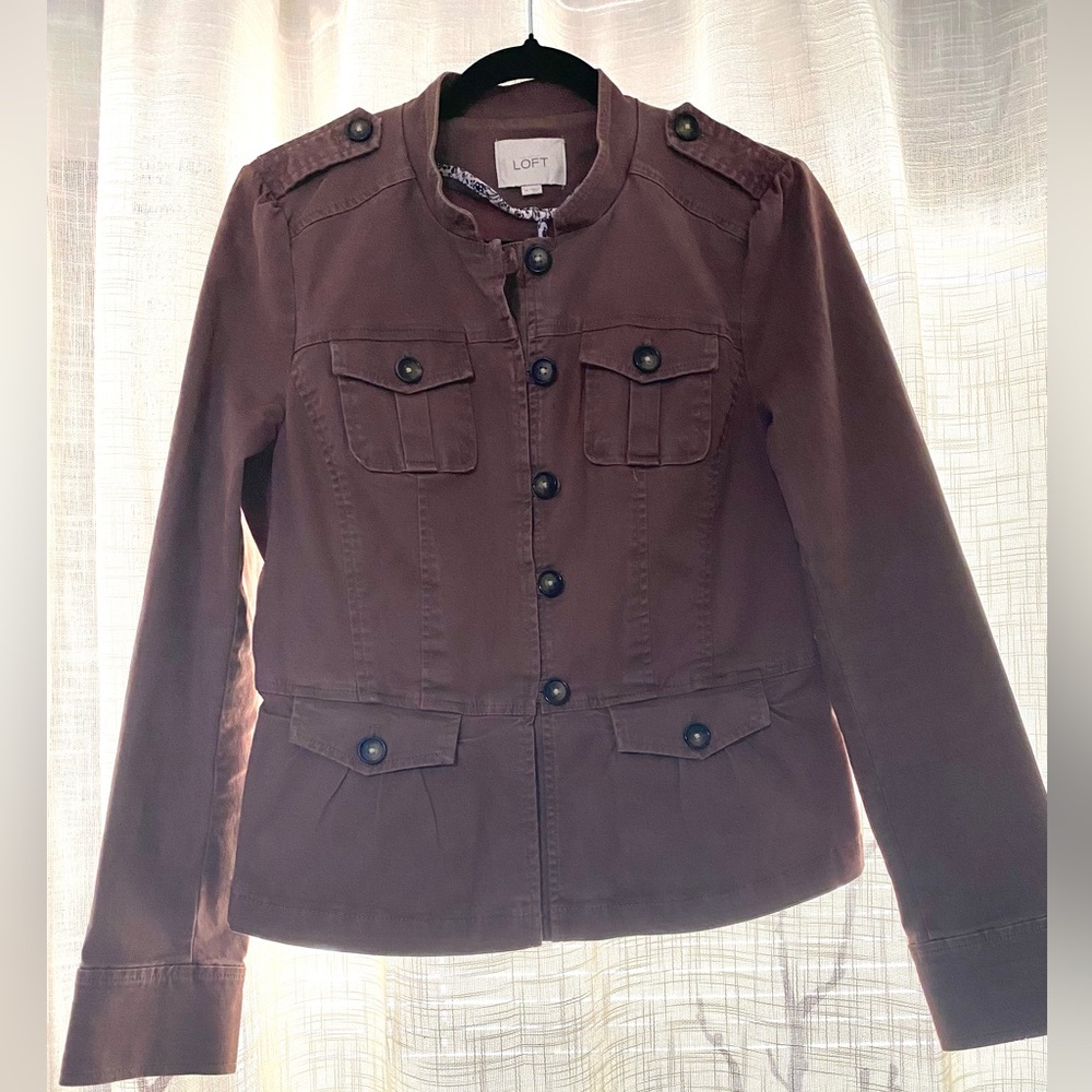 LOFT Pleated Jacket
